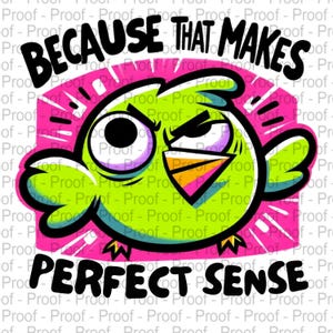 Oiseau sarcastique en téléchargement numérique Funny Cartoon Meme PNG Sassy fougueuse oiseau vert JPG vie adulte Téléchargement instantané pour sublimation ou vinyle