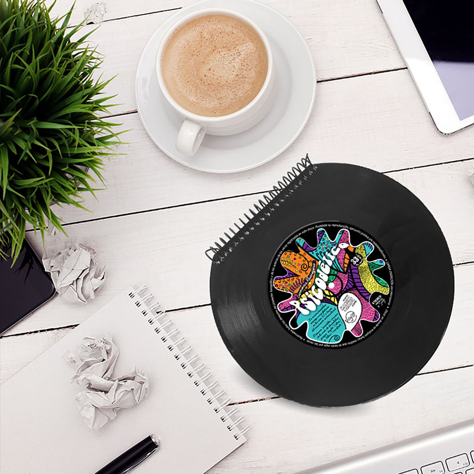 Single Vinyl Record Notebook 100 White Sheets of 80gr Size 13 Etsy