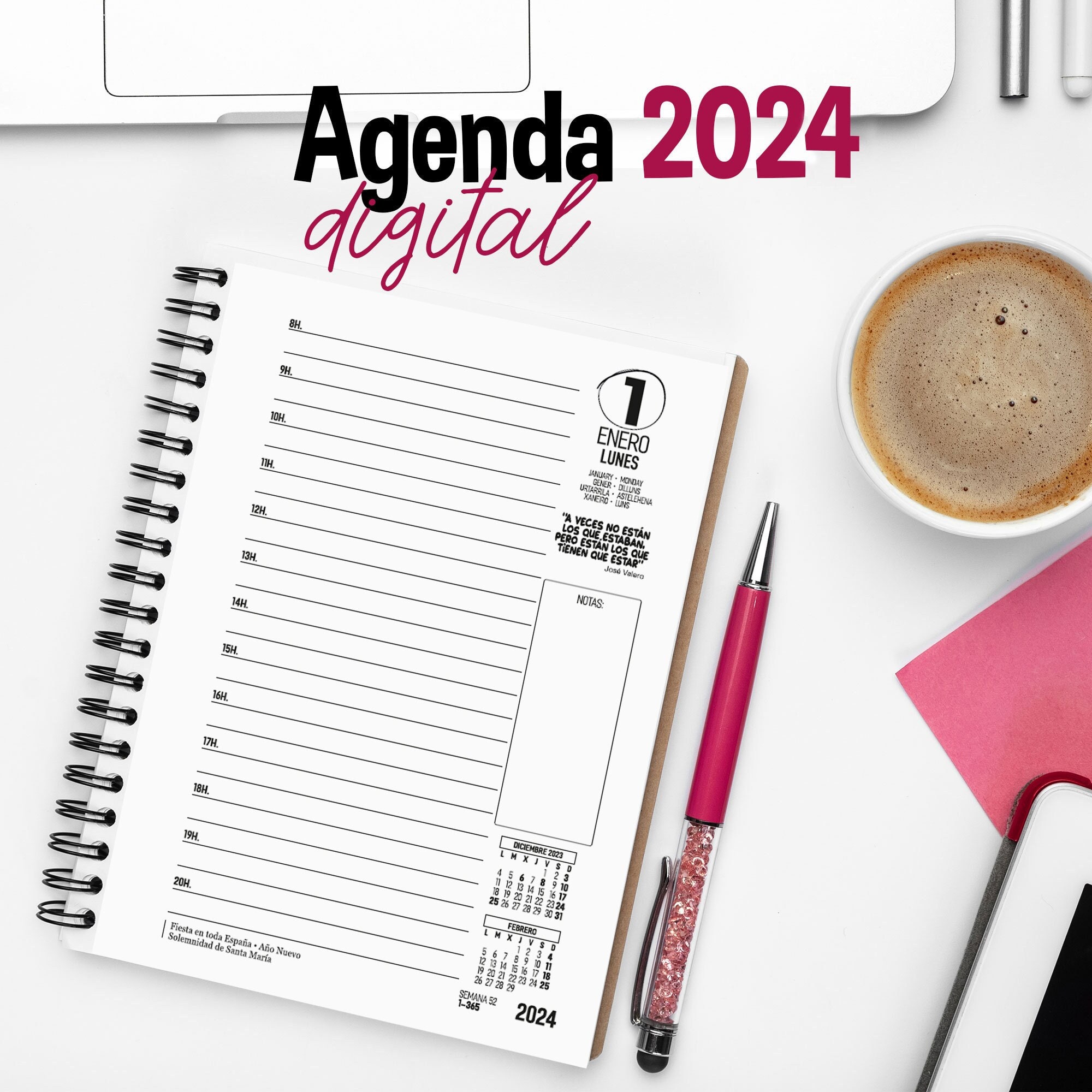 Agendas 2024 - Agenda, Los diseños más lindos
