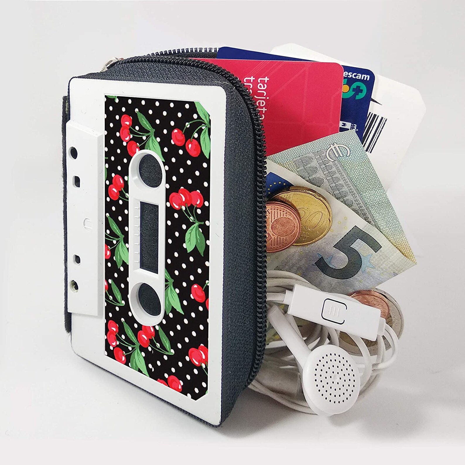 Handmade Card Wallet Wallet With Original Cassette Tape Etsy