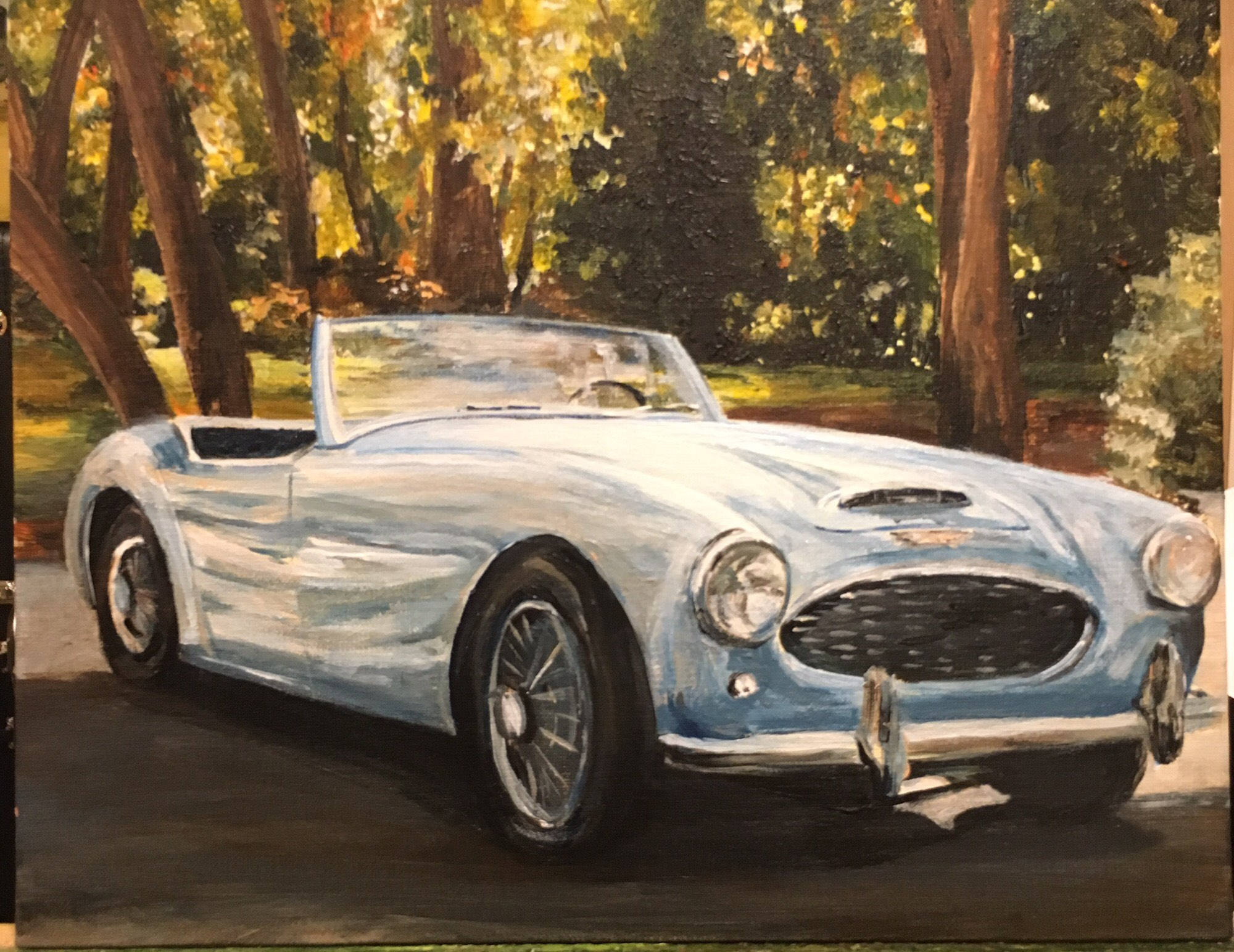 CUSTOM CAR PAINTING painting from photo Acrylic Painting Etsy