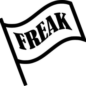 Freak Flag Vinyl Decal
