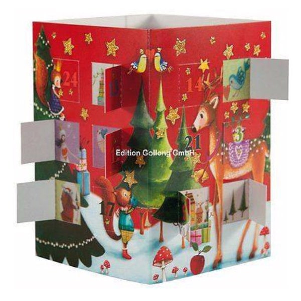 Advent tealight card by Mila Marquis