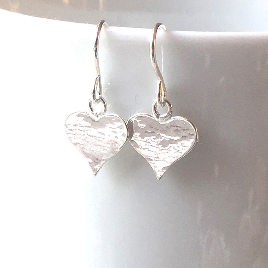 Heart Bar Unbal Earrings (Silver 925) main image 0