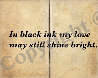 Shakespeare love sonnet digital download Valentine's card. Instant print out as many times as you like