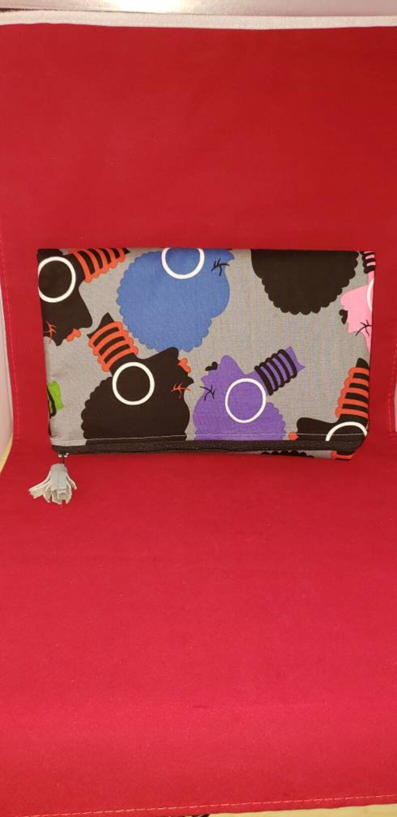 Clutch, FaceMasks, Purse&MaskSets, AfrocentricPurse, AfrocentricFaceMasks, IpadCover, TabletCover, ComputerCover, Carryall, AfrocentricMasks immagine 2