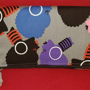 Clutch, FaceMasks, Purse&MaskSets, AfrocentricPurse, AfrocentricFaceMasks, IpadCover, TabletCover, ComputerCover, Carryall, AfrocentricMasks immagine 3