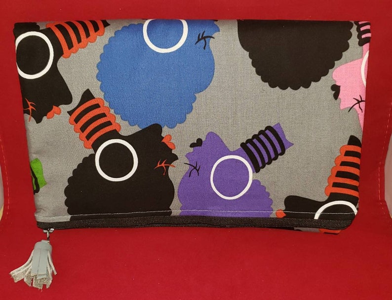 Clutch, FaceMasks, Purse&MaskSets, AfrocentricPurse, AfrocentricFaceMasks, IpadCover, TabletCover, ComputerCover, Carryall, AfrocentricMasks image 3