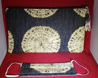 Clutch, FaceMasks, Purse&MaskSets, AfrocentricPurse, AfrocentricFaceMasks, IpadCover, TabletCover, ComputerCover, Carryall, AfrocentricMasks