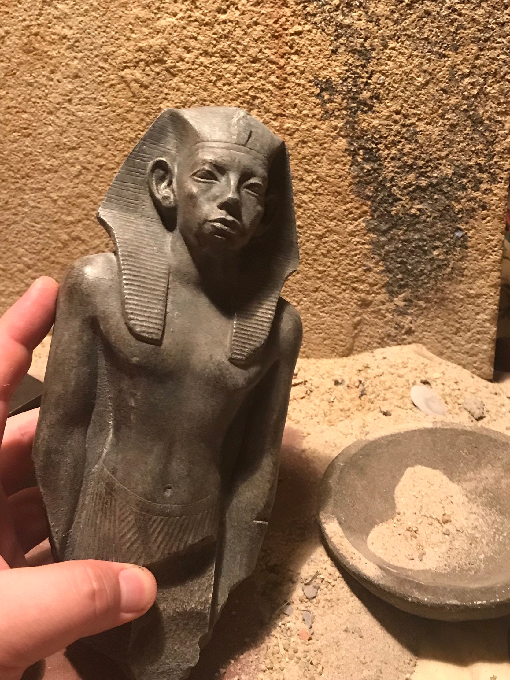 Egyptian statue Museum quality art sculpture replic of 12th dynasty