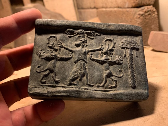 Mesopotamia / Persian cylinder seal & impression replica Achaemenid period