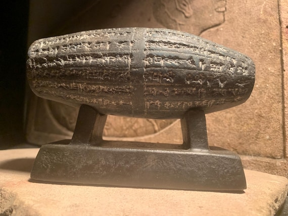 Mesopotamia - Babylon - Nebuchadnezzer II barrel cylinder Shamash temple replica