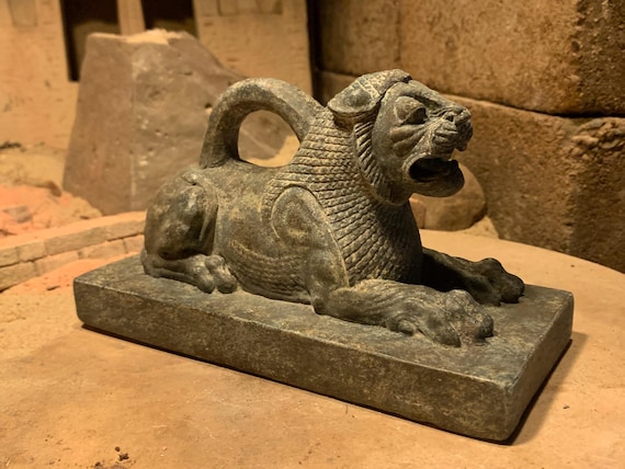 Persian Lion weight statue replica - Achaemenid period sculpture -  Persian art
