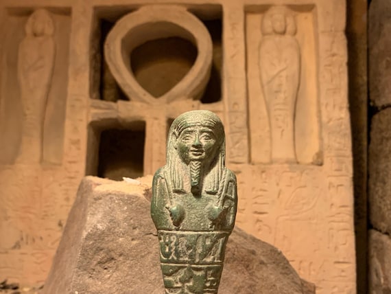 Egyptian statue Ushabti / Shabti mummy figure replica for work in the afterlife