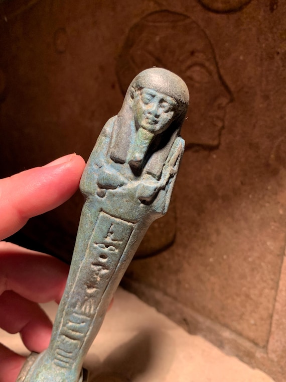 Egyptian statue Ushabti / Shabti mummy figure replica for work in the afterlife