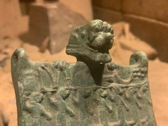 Pazuzu - Mesopotamia / Sumerian art / sculpture - 'Hell plaque' (protection of)