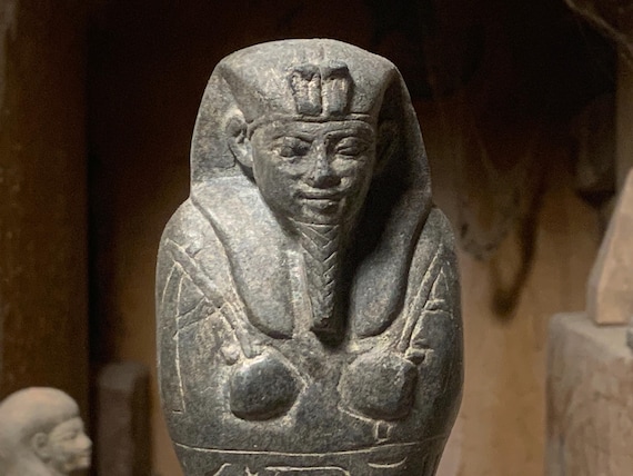 Egyptian statue / Kushite King ushabti figure of Senkamanisken. Sculpture / statuette