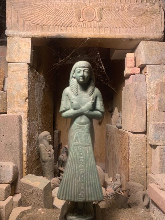 Egyptian statue Elite Ushabti / Shabti figure of Ptah-Mose