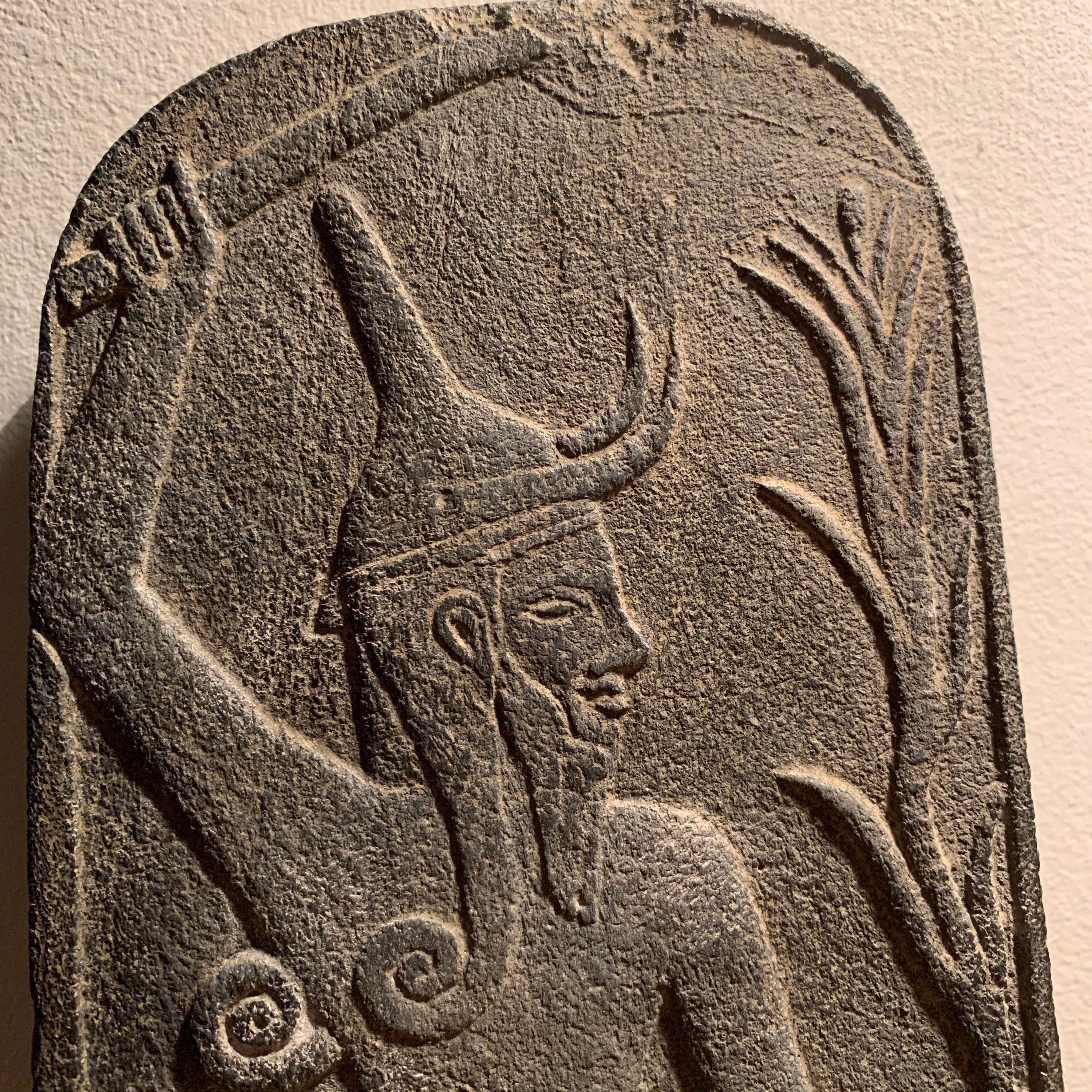 Baal / Baal relief carving. God of storms thunder and | Etsy 