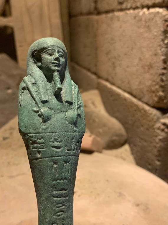 Egyptian statue Ushabti / Shabti mummy figure replica for work in the afterlife