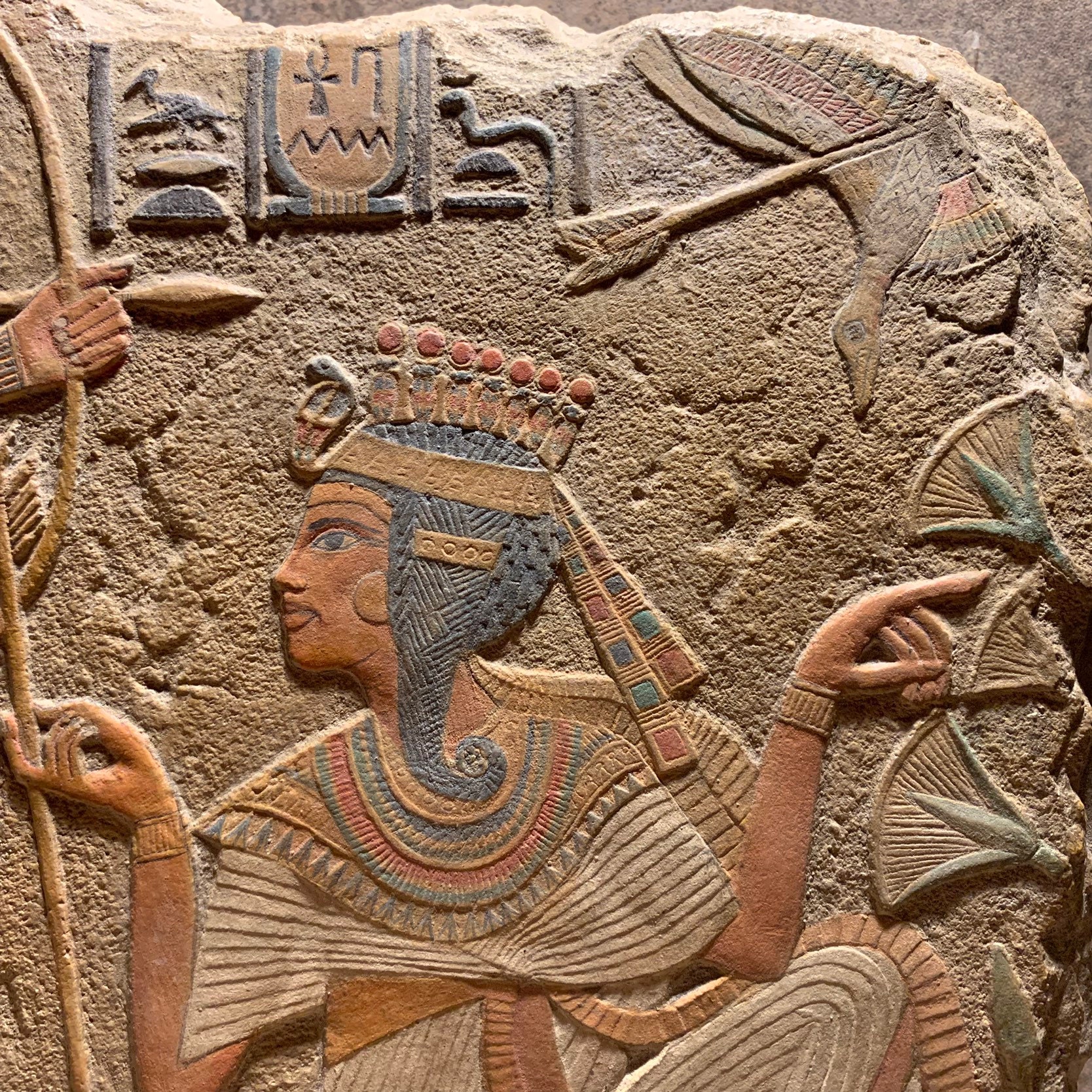 Egyptian Art / Relief Sculpture Tutankhamun / Tutankhamen his Queen Egyptian Art / Relief Sculpture Tutankhamun / Tutankhamen his Queen