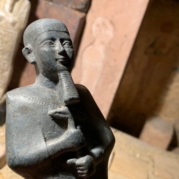 Egyptian statue replica of the creator God Ptah. Patron of arts & creativity.*