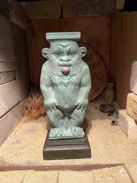 Egyptian - statue-sculpture - Bes-Domestic - protection god of childbirth and mothers
