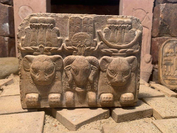 Egyptian / Nubian / Sudan art sculpture. Kingdom of Kush. Amun, Apedemak,Amesami