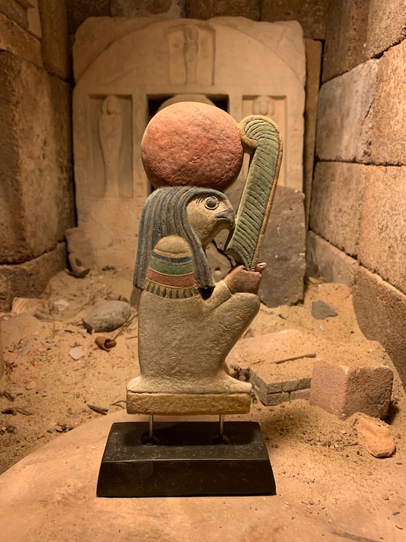 Egyptian relief sculpture replica of Ra - Horakhty.