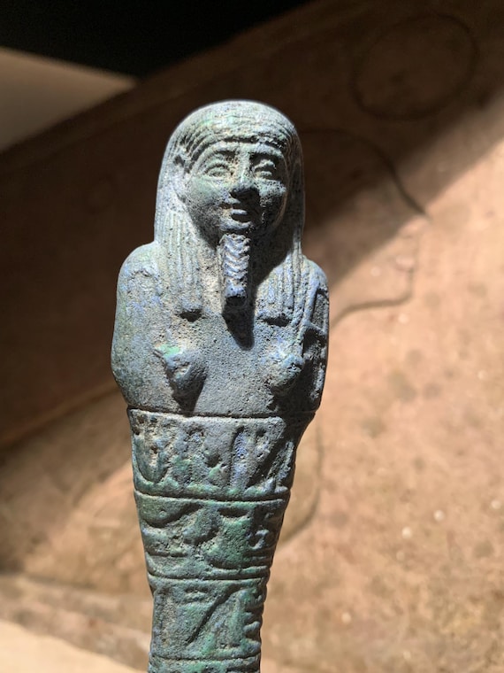 Egyptian statue Ushabti / Shabti mummy figure replica for work in the afterlife