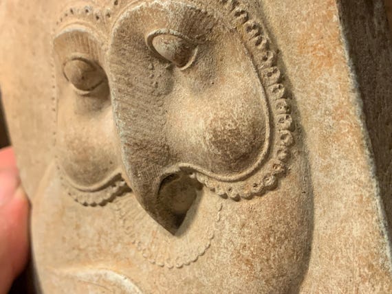 Egyptian Owl sculpture / relief carving - Ancient art replica