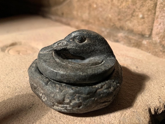 Babylon - Marduk priest seal & impression museum replica. Neo-Babylonian period