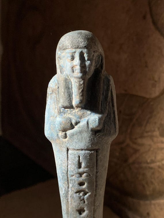 Egyptian statue Ushabti / Shabti mummy figure replica for work in the afterlife