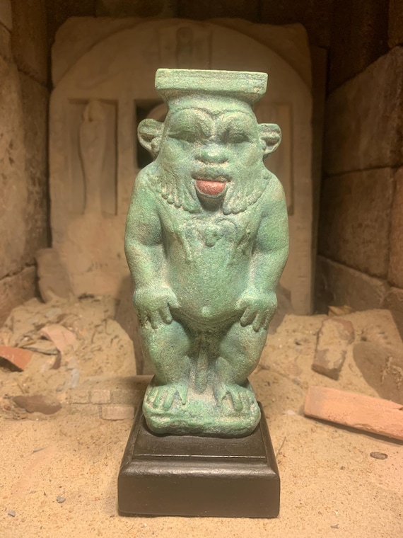 Egyptian - statue-sculpture - Bes-Domestic - protection god of childbirth and mothers