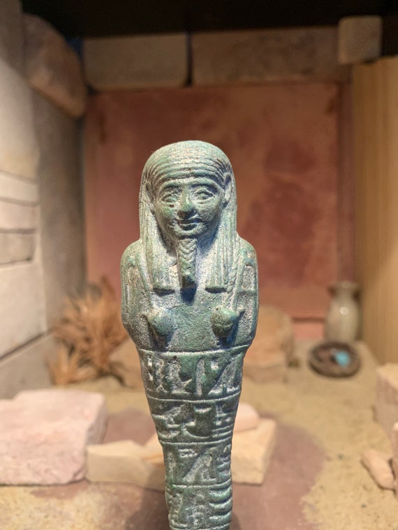 Egyptian statue Ushabti / Shabti mummy figure replica for work in the afterlife