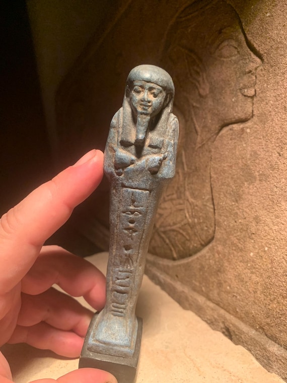 Egyptian statue Ushabti / Shabti mummy figure replica for work in the afterlife