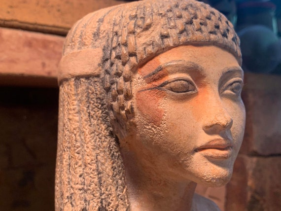 Ancient Egyptian statue Amarna princess. Daughter of Nefertiti