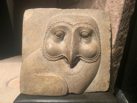 Egyptian Owl sculpture / relief carving - Ancient art replica