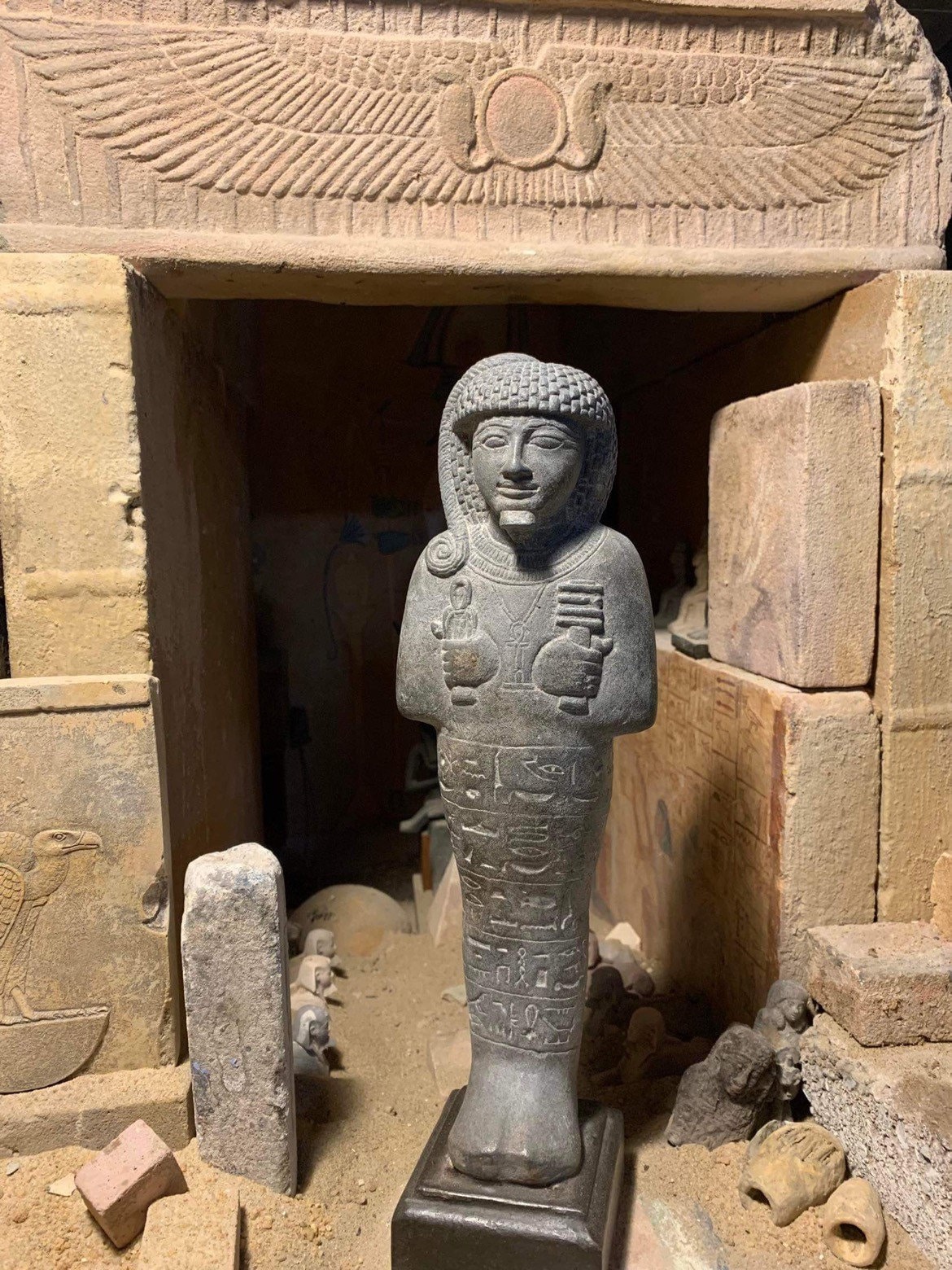 Egyptian statue Ushabti / Shabti figure of the Royal mystic Prince