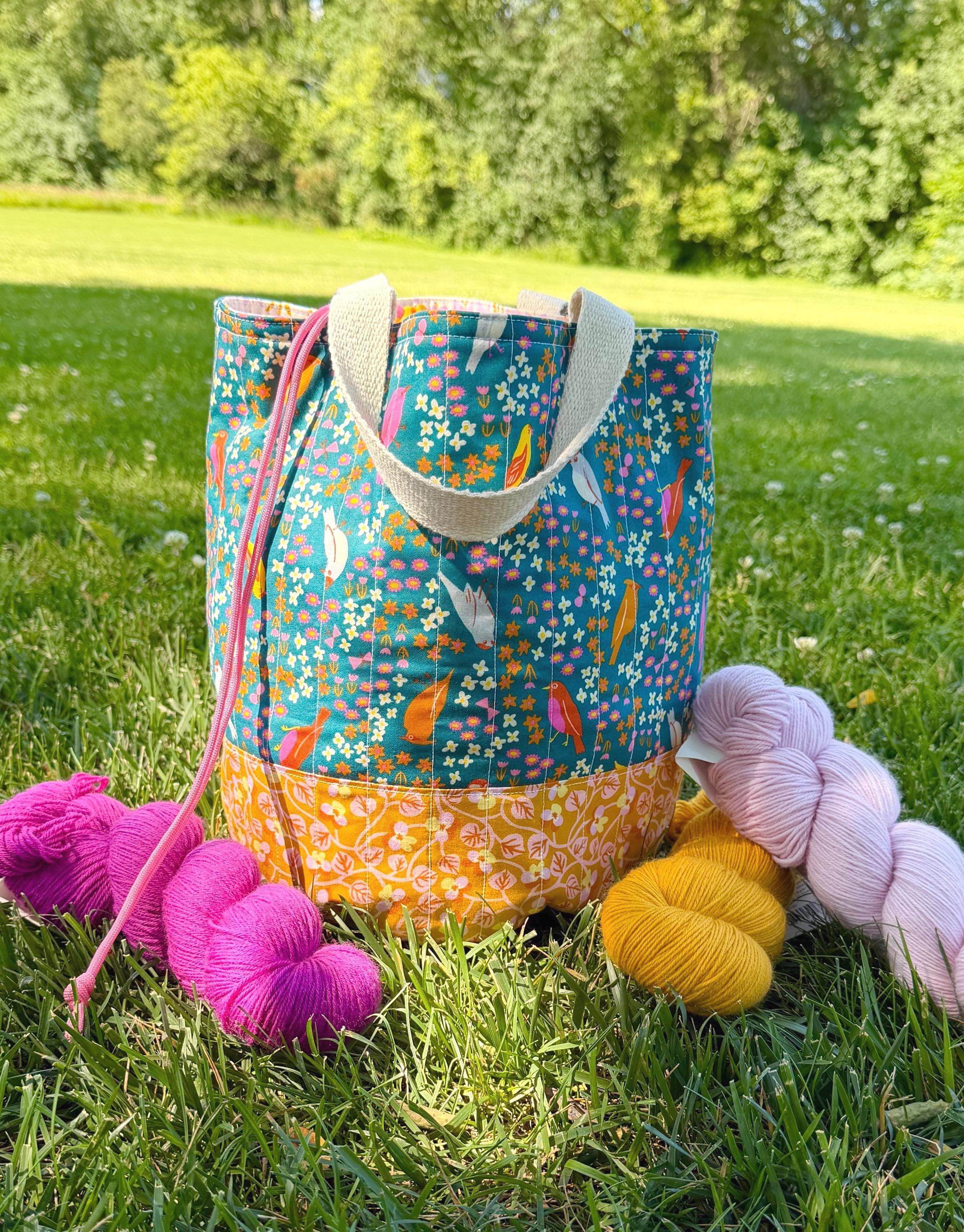 Knitting Bag With Birds - Etsy