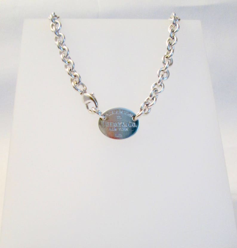 Sterling Silver Return To Tiffany Co Necklace 50