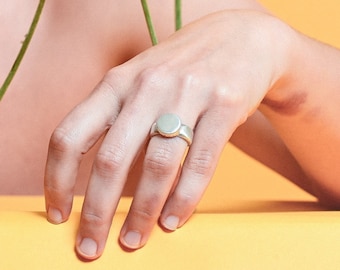 The Sun Ring  - 14K Gold & Silver Ring - Zodiac jewelry - Zodiac Rings - Astrology symbols - Art Jewelry - Hand made Jewelry - Hand Sculpted