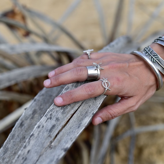 Silver Highlight Ring Big Silver Ring, Clean Design, Big Ring Spacer, Big  Plain Silver Ring, Wide Silver Ring, Sterling Silver, Unisex 