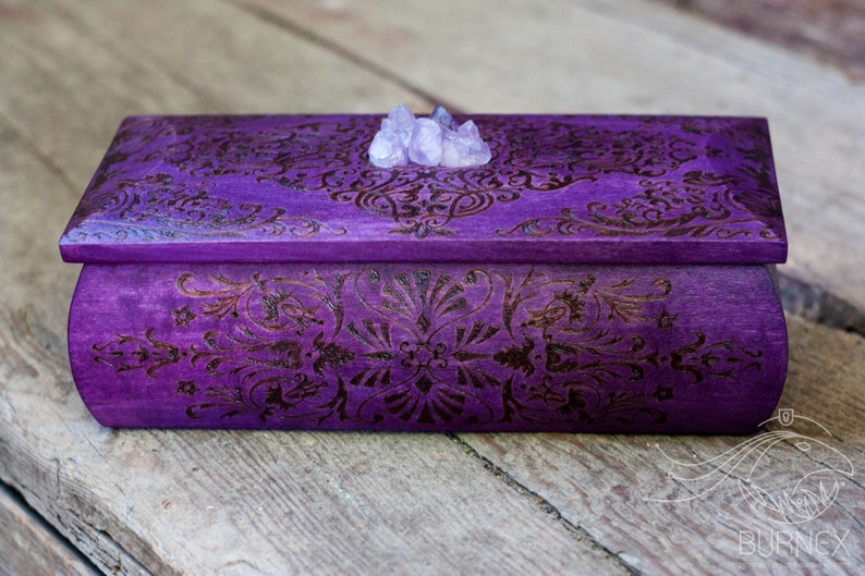 Wooden Vintage Jewelry Box Custom Beautiful Stylish Box Etsy