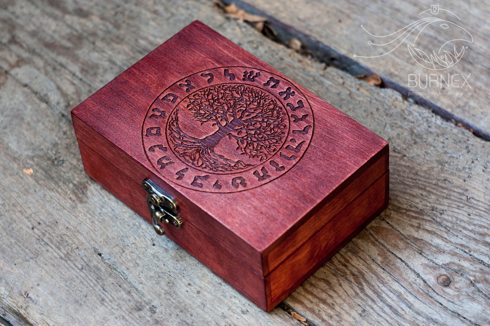 Wooden Tarot Box Engraved Custom Box Divination Etsy Australia