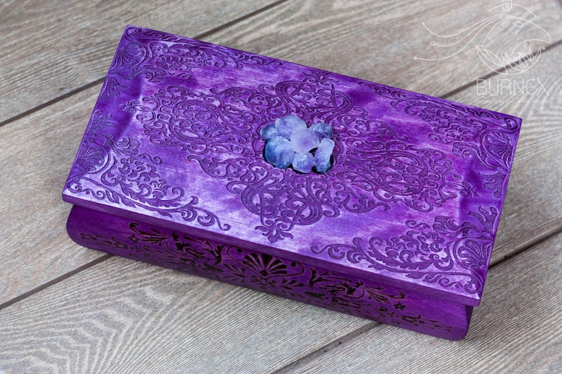 Wooden Vintage Jewelry Box Custom Beautiful Stylish Box Etsy