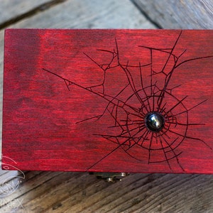Caja de madera con diseño minimalista / caja de tarot personalizada / caja de joyería vintage / caja de recuerdos personalizada