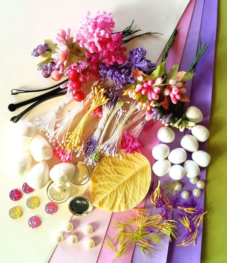 Foamiran flower making kit big flower making set eva foam Etsy