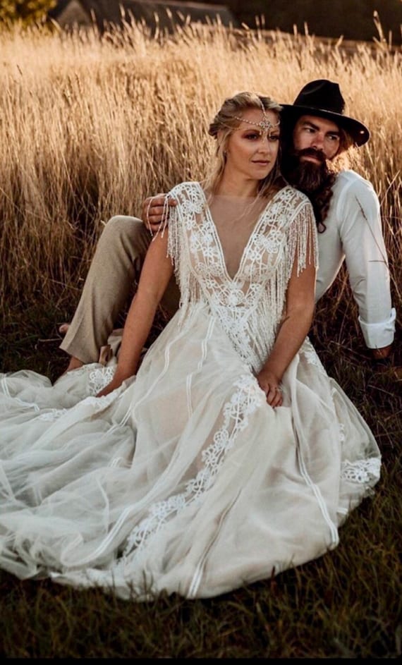 Hippy Style Wedding Dresses Boho Dress ...