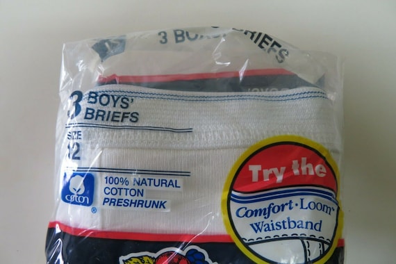 SIZE 12 Vintage 1990 Fruit of the Loom Boys' Brie… - image 3